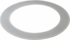 Made in USA - 8" Pipe, 8" ID x 11" OD Flange Gasket - PTFE, White, 3/32" Thick - Apex Tool & Supply