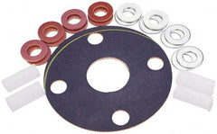 Made in USA - 10" Pipe, 10" ID x 16" OD Flange Gasket - Neoprene Rubber, 1/8" Thick - Apex Tool & Supply