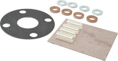 Made in USA - 2" Pipe, 2" ID x 6" OD Flange Gasket - Neoprene Rubber, 1/8" Thick - Apex Tool & Supply