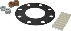 Made in USA - 4" Pipe, 4" ID x 9" OD Flange Gasket - Neoprene Rubber, 1/8" Thick - Apex Tool & Supply