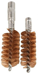 Made in USA - 2 Piece Flexible/Rigid Packing Tool Brush Tip Set - 1/4-20, 1/4-28, 5/16-18 Thread, For 11" & 14-1/2" Flexible or 10" & 14" Rigid Shaft Packing Tools - Apex Tool & Supply