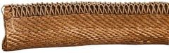Made in USA - 3/8" Bulb Diam, 1" Overall Width, Silica Tadpole Gasketing - 25' Long, Tan - Apex Tool & Supply