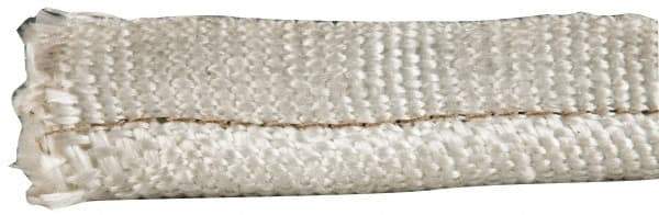 Made in USA - 1/2" Bulb Diam, 1-1/4" Overall Width, Silica Tadpole Gasketing - 25' Long, Tan - Apex Tool & Supply