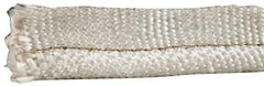 Made in USA - 1/2" Bulb Diam, 1-1/4" Overall Width, Silica Tadpole Gasketing - 25' Long, Tan - Apex Tool & Supply
