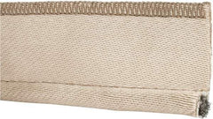 Made in USA - 1/2" Bulb Diam, 2-1/2" Overall Width, Silica Tadpole Gasketing - 25' Long, Tan - Apex Tool & Supply