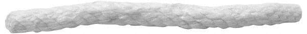 Made in USA - 3/8" Diam Silica Rope Gasketing - Off White, Cut to Length - Apex Tool & Supply