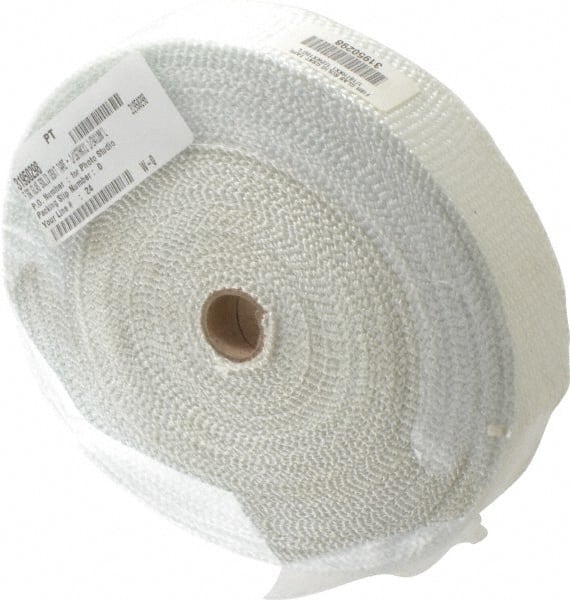 Made in USA - 1/16" Thick x 1-1/2" Wide, Fiberglass Gasket Tape - Apex Tool & Supply