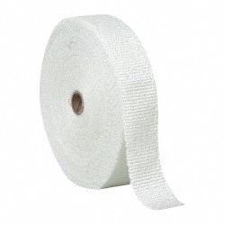 Made in USA - 1/16" Thick x 2" Wide, Fiberglass Gasket Tape - 100' Long, Tan - Apex Tool & Supply
