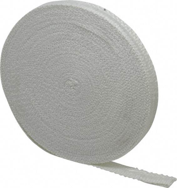 Made in USA - 1/16" Thick x 1" Wide, Fiberglass Gasket Tape - 100' Long, Tan - Apex Tool & Supply