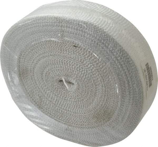 Made in USA - 1/16" Thick x 2" Wide, Fiberglass Gasket Tape - 100' Long, Tan - Apex Tool & Supply