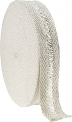 Made in USA - 1/8" Thick x 2" Wide, Fiberglass Gasket Tape - 100' Long, Tan - Apex Tool & Supply