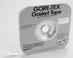 Made in USA - 0.04" Thick x 3/4" Wide, Gore-Tex Gasket Tape - 50' Long, White - Apex Tool & Supply