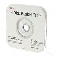 Made in USA - 0.04" Thick x 1/2" Wide, Gore-Tex Gasket Tape - 50' Long, White - Apex Tool & Supply