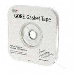 Made in USA - 0.04" Thick x 1/2" Wide, Gore-Tex Gasket Tape - 50' Long, White - Apex Tool & Supply