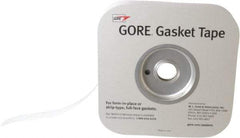 Made in USA - 0.02" Thick x 1" Wide, Gore-Tex Gasket Tape - 50' Long, White - Apex Tool & Supply