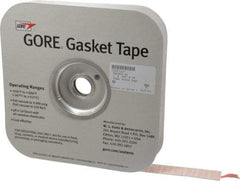 Made in USA - 0.065" Thick x 1" Wide, Gore-Tex Gasket Tape - 50' Long, White - Apex Tool & Supply