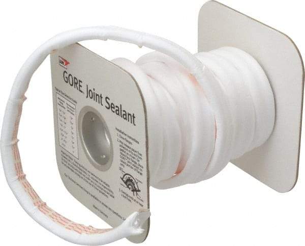 Value Collection - 15' Long x 3/4" Wide Gore Tex Joint Sealant - White, 2 to 2-1/2" Approximate Flange Form Width - Apex Tool & Supply