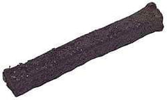Made in USA - 5/8" x 4.7' Spool Length, Acrylic Fiber Graphite Yarn Compression Packing - 500° F Max, Dark Gray - Apex Tool & Supply