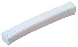 Made in USA - 3/8" x 8.3' Spool Length, PTFE/Soft Filament Compression Packing - 1,000 Max psi, -450 to 500° F, White - Apex Tool & Supply