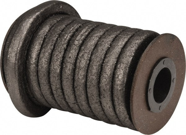 Made in USA - 3/8" x 12.4' Spool Length, Graphite Impregnated Aramid Compression Packing - Apex Tool & Supply