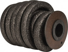 Made in USA - 5/8" x 4.7' Spool Length, Graphite Impregnated Aramid Compression Packing - Apex Tool & Supply