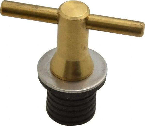 Made in USA - 3/4" OD, Turn Tite Pressure Test Plug - 11/16" Long - Apex Tool & Supply