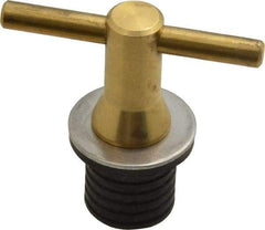 Made in USA - 3/4" OD, Turn Tite Pressure Test Plug - 11/16" Long - Apex Tool & Supply