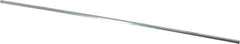 Made in USA - 12" Long x 1/8" High x 1/8" Wide, Zinc-Plated Oversized Key Stock - C1018 Steel - Apex Tool & Supply