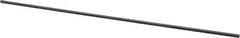 Made in USA - 12" Long x 1/8" High x 1/8" Wide, Over/Undersized Key Stock - 1090/1095 Steel - Apex Tool & Supply