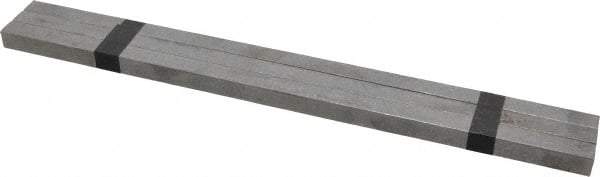 Made in USA - 12" Long x 7/16" High x 7/16" Wide, Over/Undersized Key Stock - 1090/1095 Steel - Apex Tool & Supply