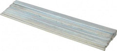 Made in USA - 12" Long, Zinc-Plated Step Key Stock Assortment - C1018 Steel - Apex Tool & Supply