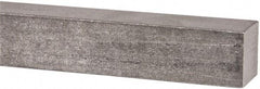 Made in USA - 12" Long x 1" High x 1" Wide, Undersized Key Stock - 18-8 Stainless Steel - Apex Tool & Supply