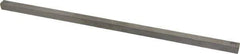 Made in USA - 12" Long x 3/8" High x 3/8" Wide, Undersized Key Stock - Type 316 Stainless Steel - Apex Tool & Supply