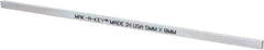 Made in USA - 12" Long, Zinc-Plated Oversized Key Stock - C1045 Steel - Apex Tool & Supply