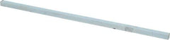 Made in USA - 12" Long, Zinc-Plated Oversized Key Stock - C1045 Steel - Apex Tool & Supply