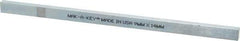 Value Collection - 12" Long, Zinc-Plated Oversized Key Stock - C1045 Steel - Apex Tool & Supply