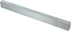 Made in USA - 12" Long, Zinc-Plated Oversized Key Stock - C1045 Steel - Apex Tool & Supply