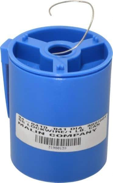 Value Collection - 18 Gage, 0.041 Inch Diameter x 221 Ft. Long, 302/304 Safety Lock Wire - 1 Lb. Shipping Weight - Apex Tool & Supply