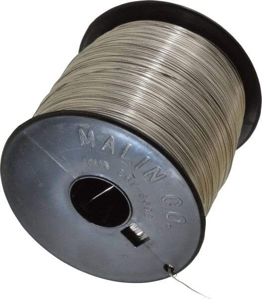 Value Collection - 24 Gage, 0.02 Inch Diameter x 4,625 Ft. Long, 302/304 Safety Lock Wire - 5 Lb. Shipping Weight - Apex Tool & Supply