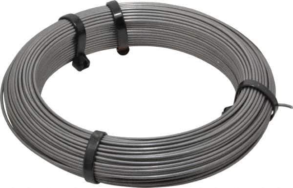Value Collection - 24 Gage, 0.055 Inch Diameter x 124 Ft. Long, High Carbon Steel, Tempered Music Wire Coil - ASTM A228, 1 Lb. Shipping Weight - Apex Tool & Supply