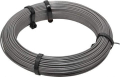 Value Collection - 24 Gage, 0.055 Inch Diameter x 124 Ft. Long, High Carbon Steel, Tempered Music Wire Coil - ASTM A228, 1 Lb. Shipping Weight - Apex Tool & Supply