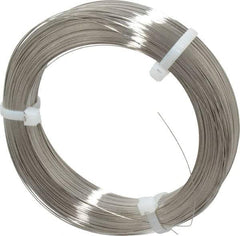 Value Collection - 7 Gage, 0.018 Inch Diameter x 1,157 Ft. Long, 302/304 Music Wire Coil - ASTM A580, 1 Lb. Shipping Weight - Apex Tool & Supply