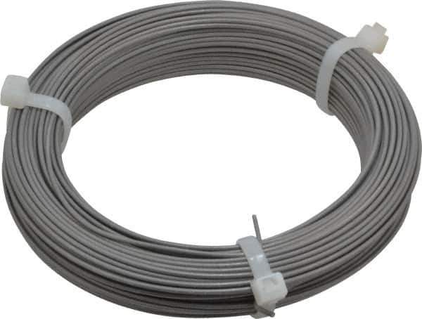 Value Collection - 24 Gage, 0.055 Inch Diameter x 124 Ft. Long, 302/304 Music Wire Coil - ASTM A580, 1 Lb. Shipping Weight - Apex Tool & Supply