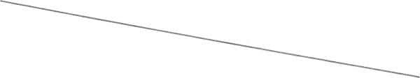 Value Collection - 20 Gage, 0.045 Inch Diameter x 1 Ft. Long, High Carbon Steel, Cut and Straightened Music Wire - ASTM A228 - Apex Tool & Supply
