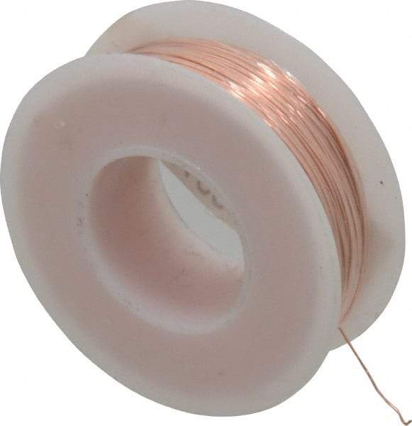 Made in USA - 26 Gage, 0.0159" Diameter x 315' Long, Bare, Copper Bus Bar Wire - Pure Copper (ASTM B3) - Apex Tool & Supply