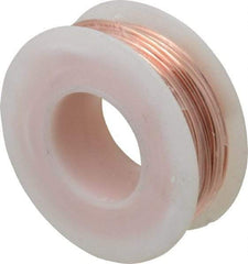 Made in USA - 16 Gage, 0.0508" Diameter x 32' Long, Bare, Copper Bus Bar Wire - Pure Copper (ASTM B3) - Apex Tool & Supply