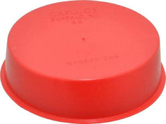 Caplugs - Press Fit Plug - 2-1/2 NPT" OD, Polyethylene, Red - Apex Tool & Supply