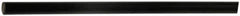 Made in USA - 1' Long, 1/2" Diam, Polyurethane Plastic Rod - 90A Hardness, Black - Apex Tool & Supply