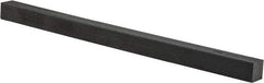 Made in USA - 1 Ft. Long x 3/4 Inch Wide x 3/4 Inch High, Polyurethane, Square Plastic Bar - Black, 80A Hardness, +/- 0.015 Tolerance - Apex Tool & Supply