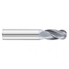 17/64 Dia. x 2-1/2 Overall Length 4-Flute Square End Solid Carbide SE End Mill-Round Shank-Center Cut-TiCN - Apex Tool & Supply